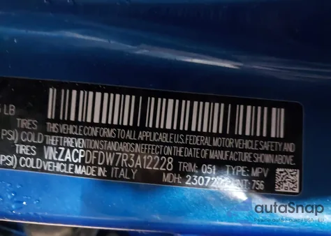 2024 Dodge Hornet R/T Plus Eawd из США, поврежденный, VIN ZACPDFDW7R3A12228